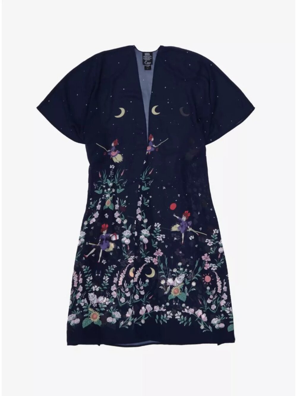 Her Universe Studio Ghibli Celebration Kiki's Delivery Service Long Kimono Plus - Picture 2 of 5